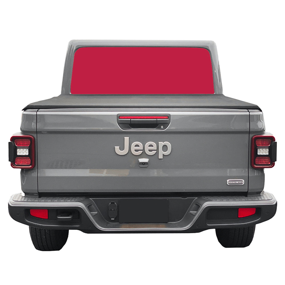 Flame Red Rear Window Decal