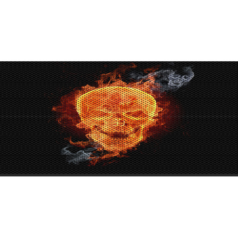 Flaming Skull