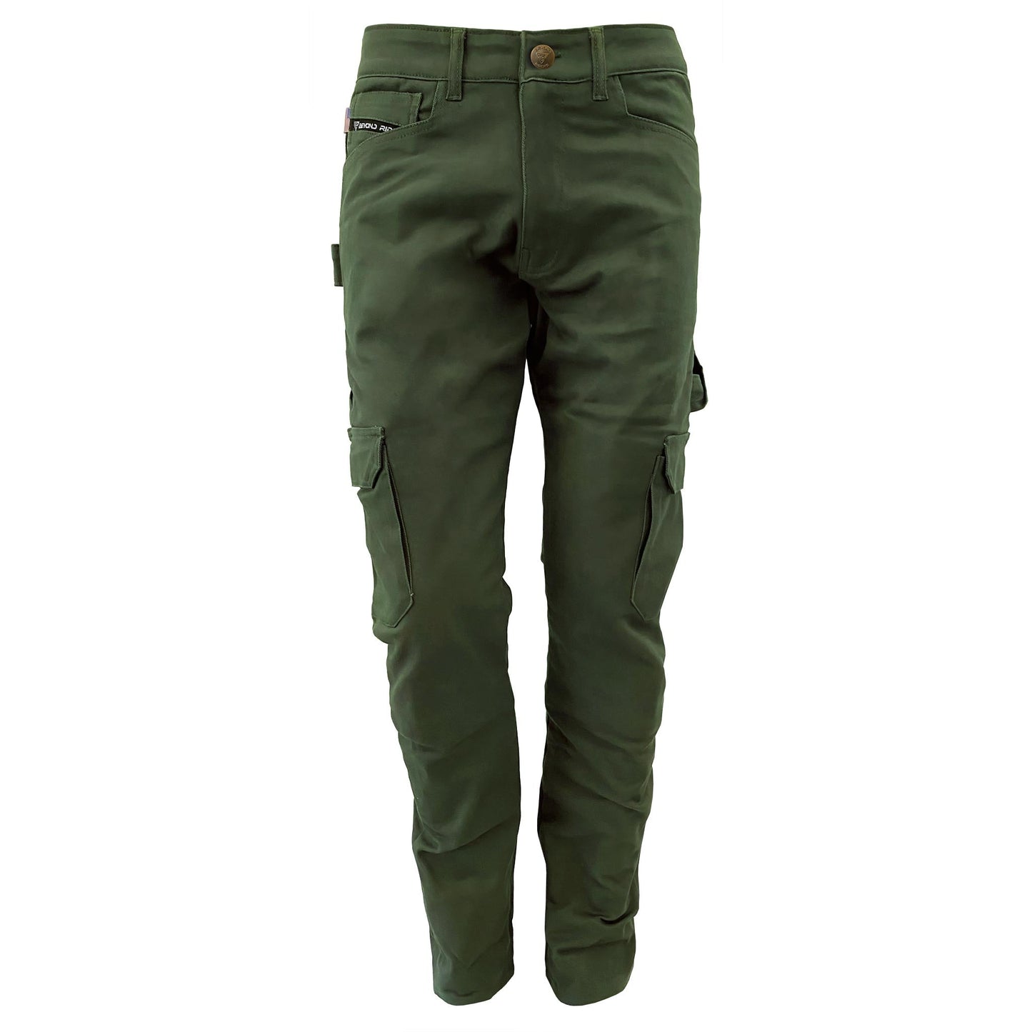 Straight Leg Cargo Pants - Army Green