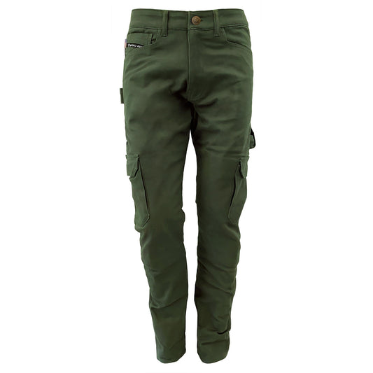 Straight Leg Cargo Pants - Army Green