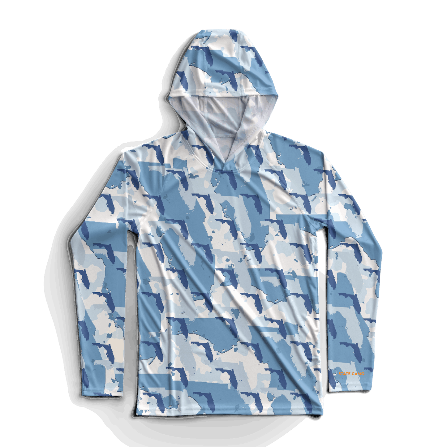 Florida Camo - Fishing Long Sleeve Hoodie