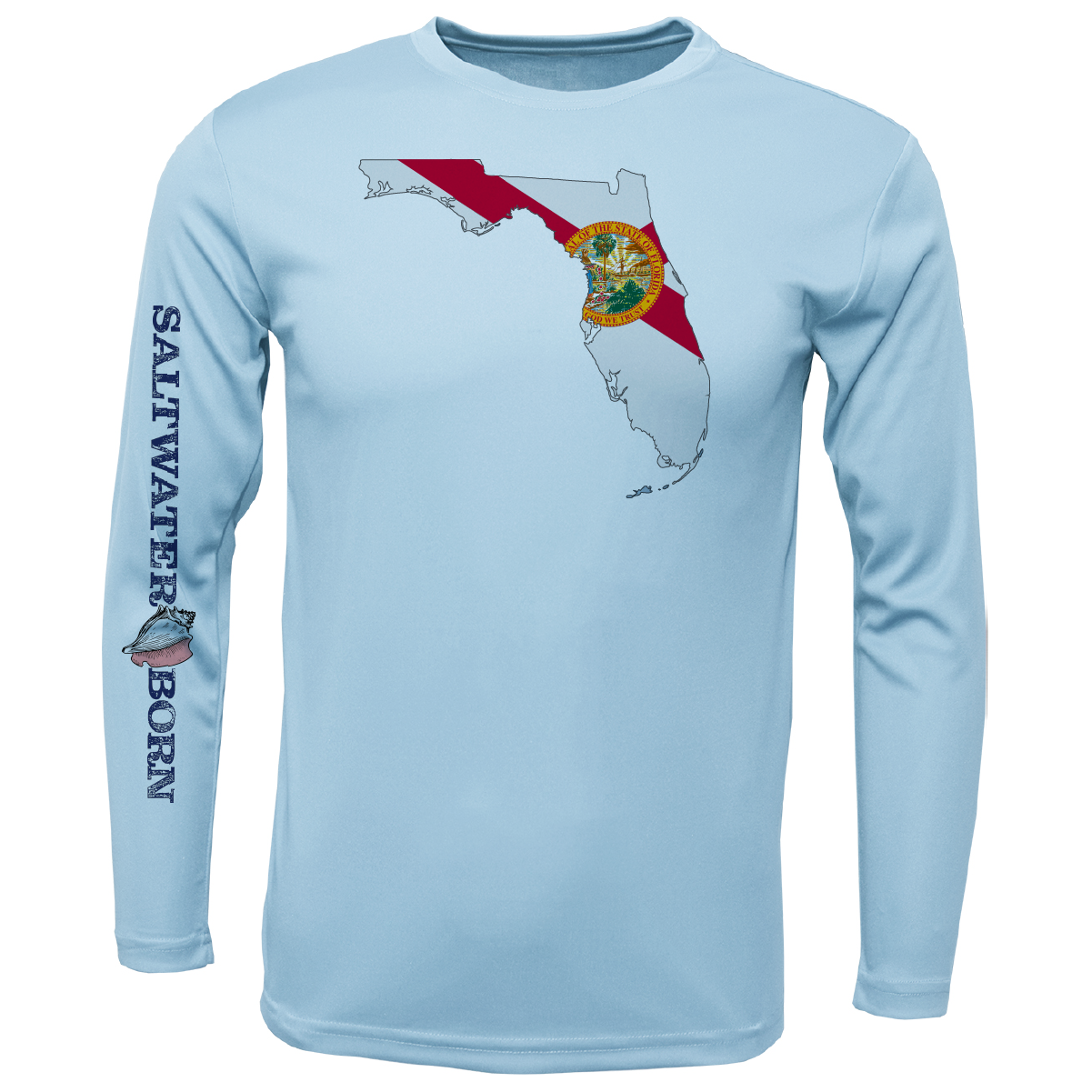 Key West, FL State of Florida Long Sleeve UPF 50+ Dry-Fit Shirt