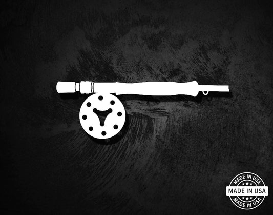 Fly Rod & Reel Decal