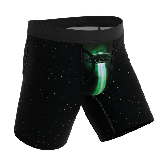 The Flying Saucer | UFO Long Leg Ball Hammock® Pouch Underwear With Fly