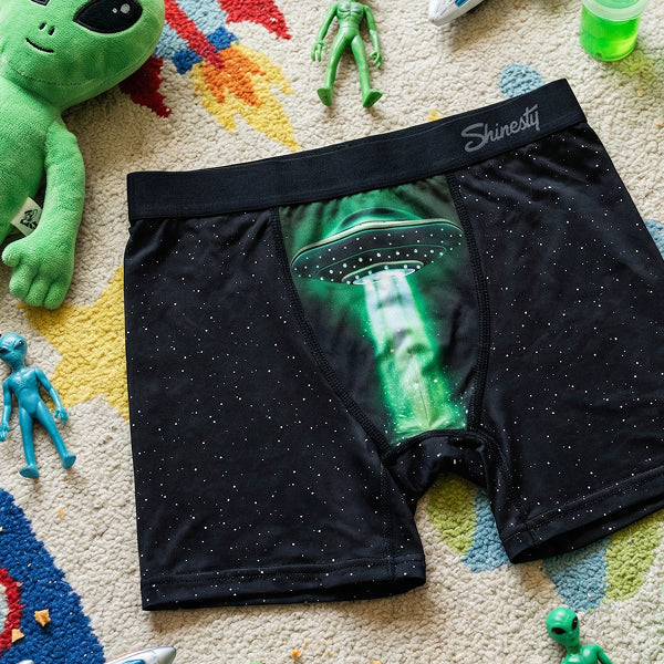 The Flying Saucer | UFO Youth Boxer Briefs
