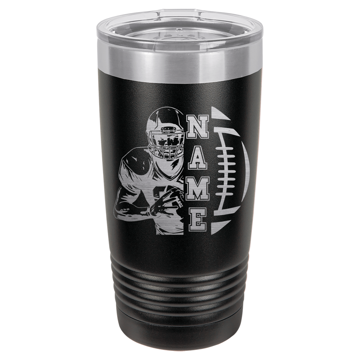 Football Player #3 | ENGRAVED Polar Camel Tumbler