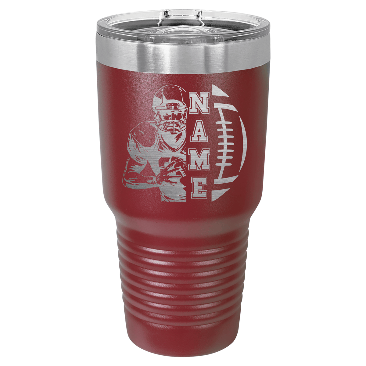 Football Player #3 | ENGRAVED Polar Camel Tumbler