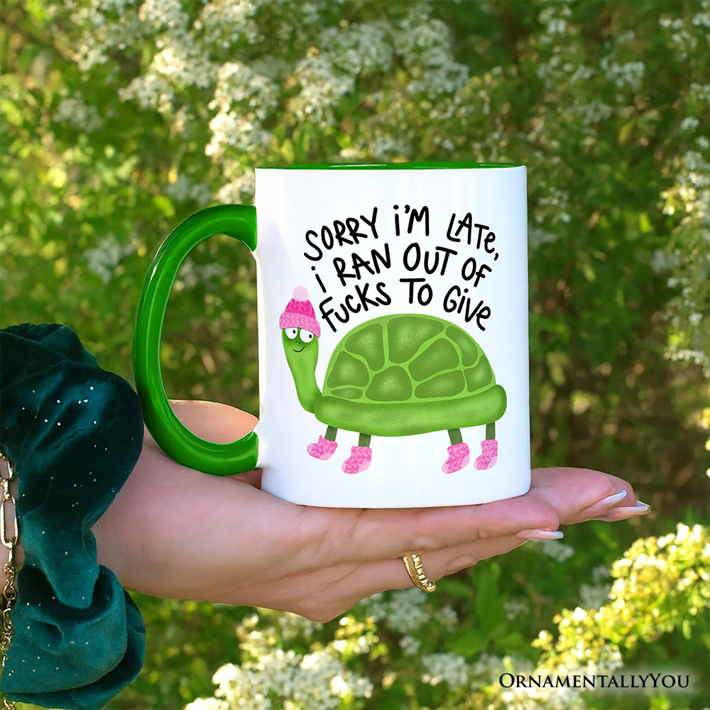 Sarcastic Turtle Mug, Sassy Funny Animal Gift