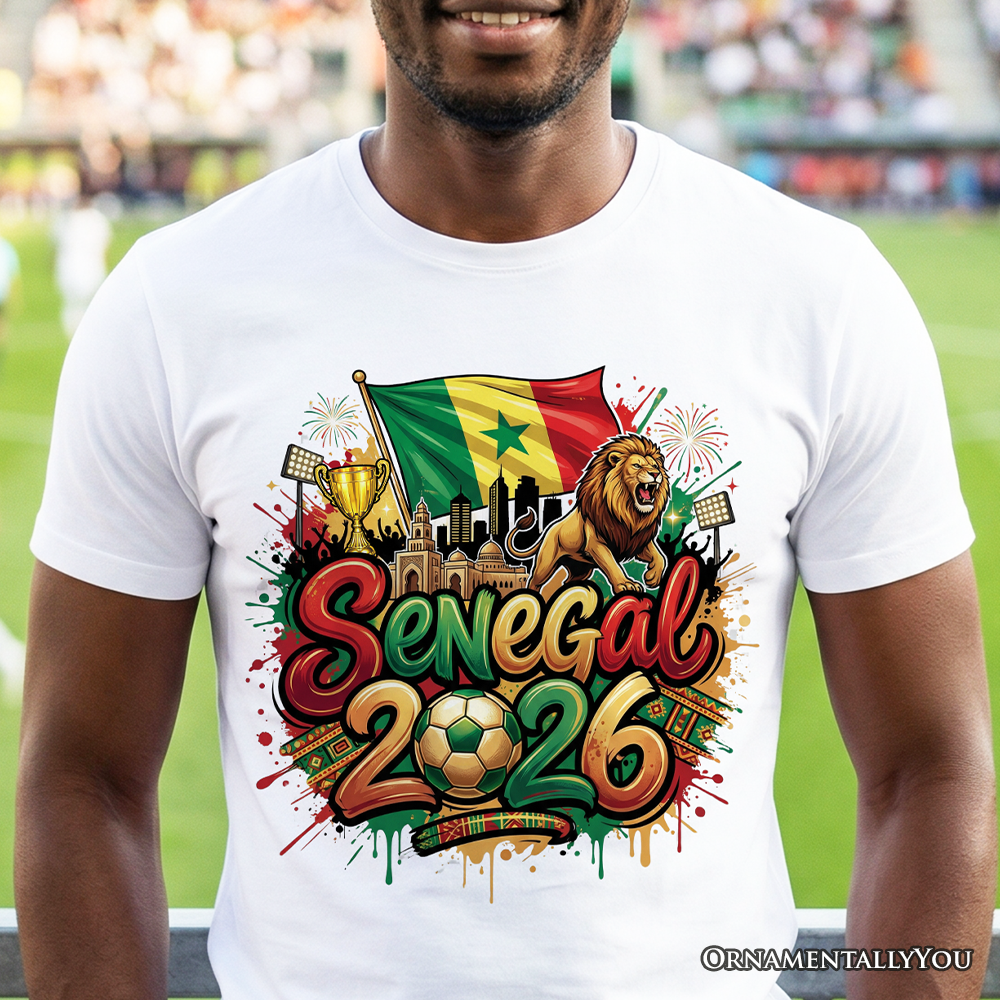Senegal 2026 Soccer Cup Global Championship T-Shirt, Fans Football Tee
