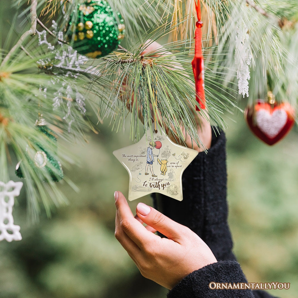 I'll Always be with You Winnie-the-Pooh Ornament, 1926 A.A. Milne Comforting Christmas Gift and Keepsake