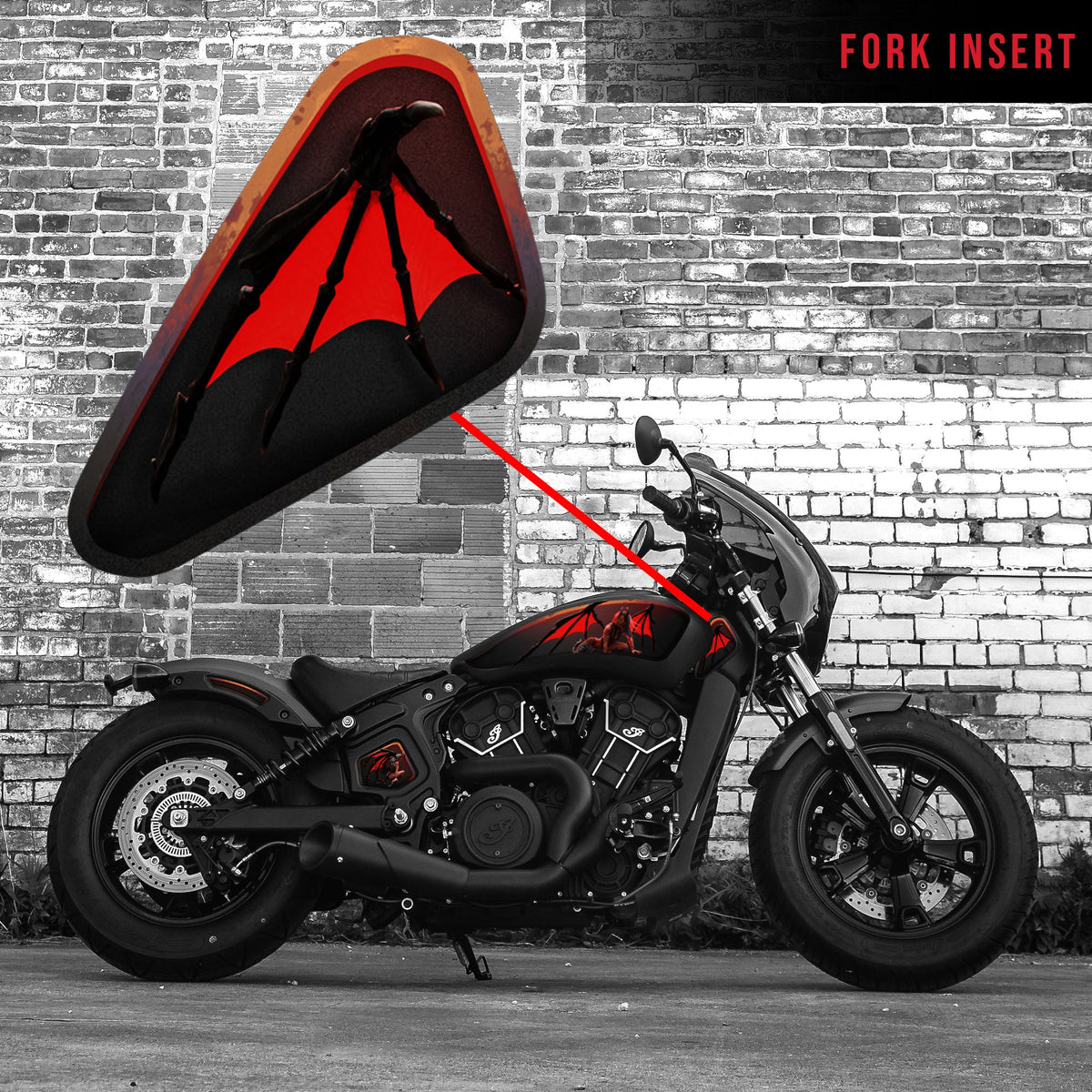 Morganna the Demoness - Indian Scout - Frame Insert Set