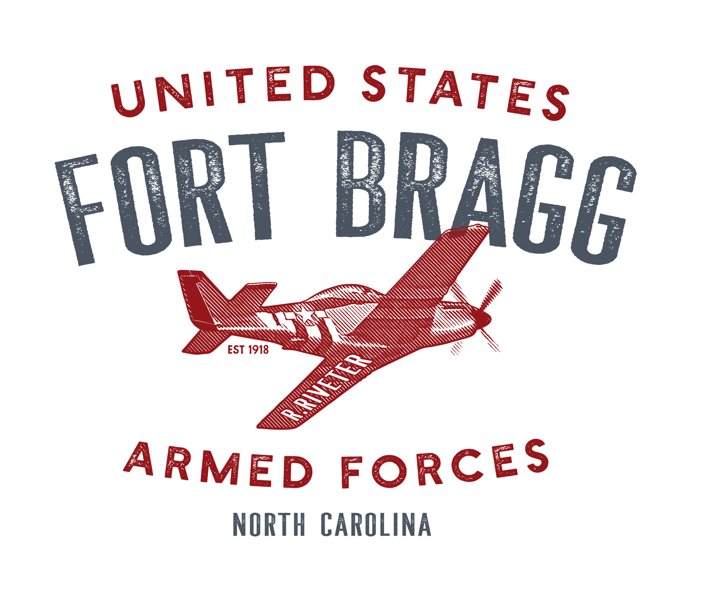 Crew Neck Sweatshirt | Fort Bragg AF Graphic