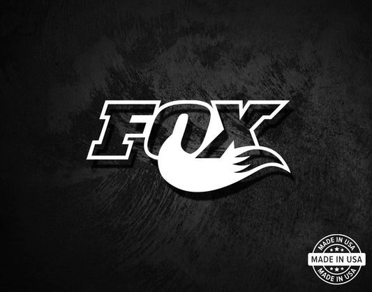 Fox Racing Shocks Decal