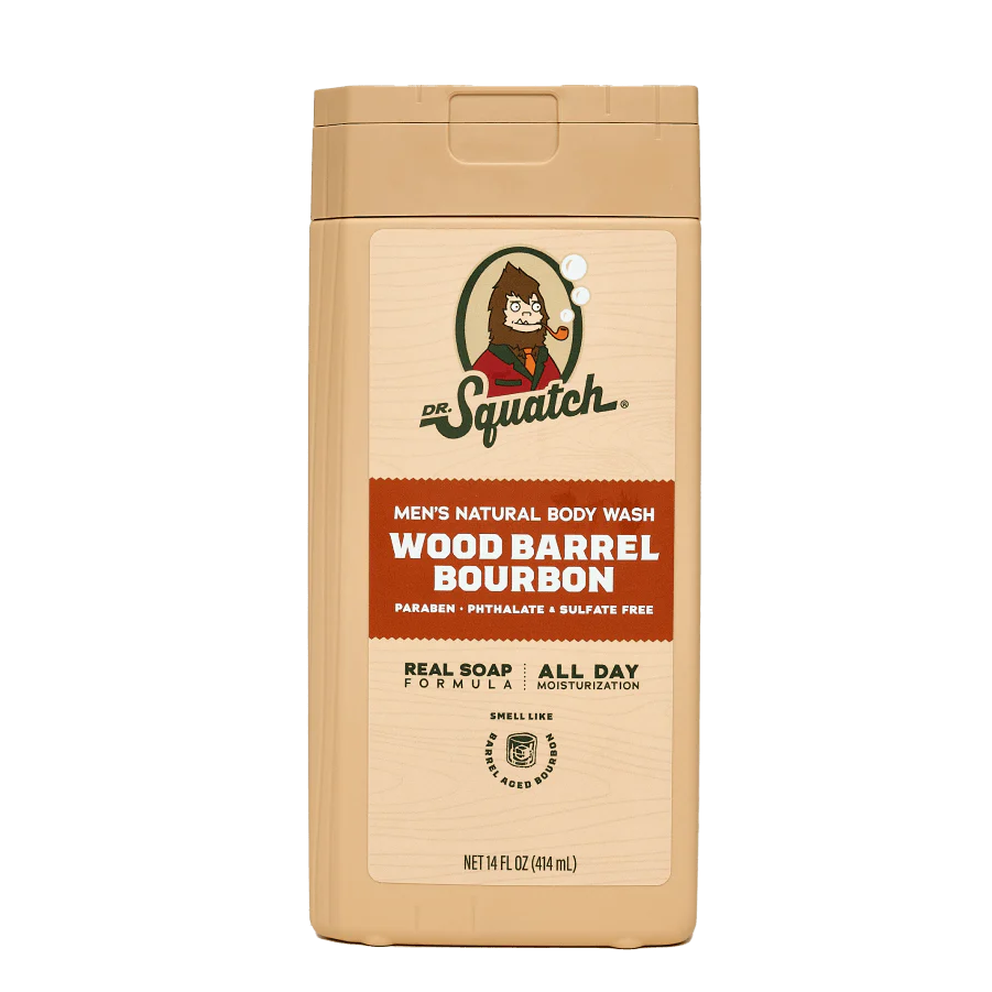 Wood Barrel Bourbon 14oz Body Wash
