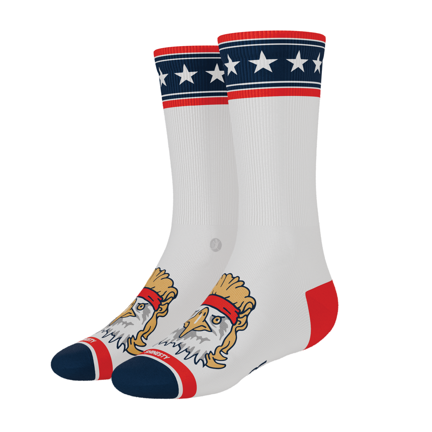The Free Bird | USA Eagle Heel Hammock™ Crew Socks