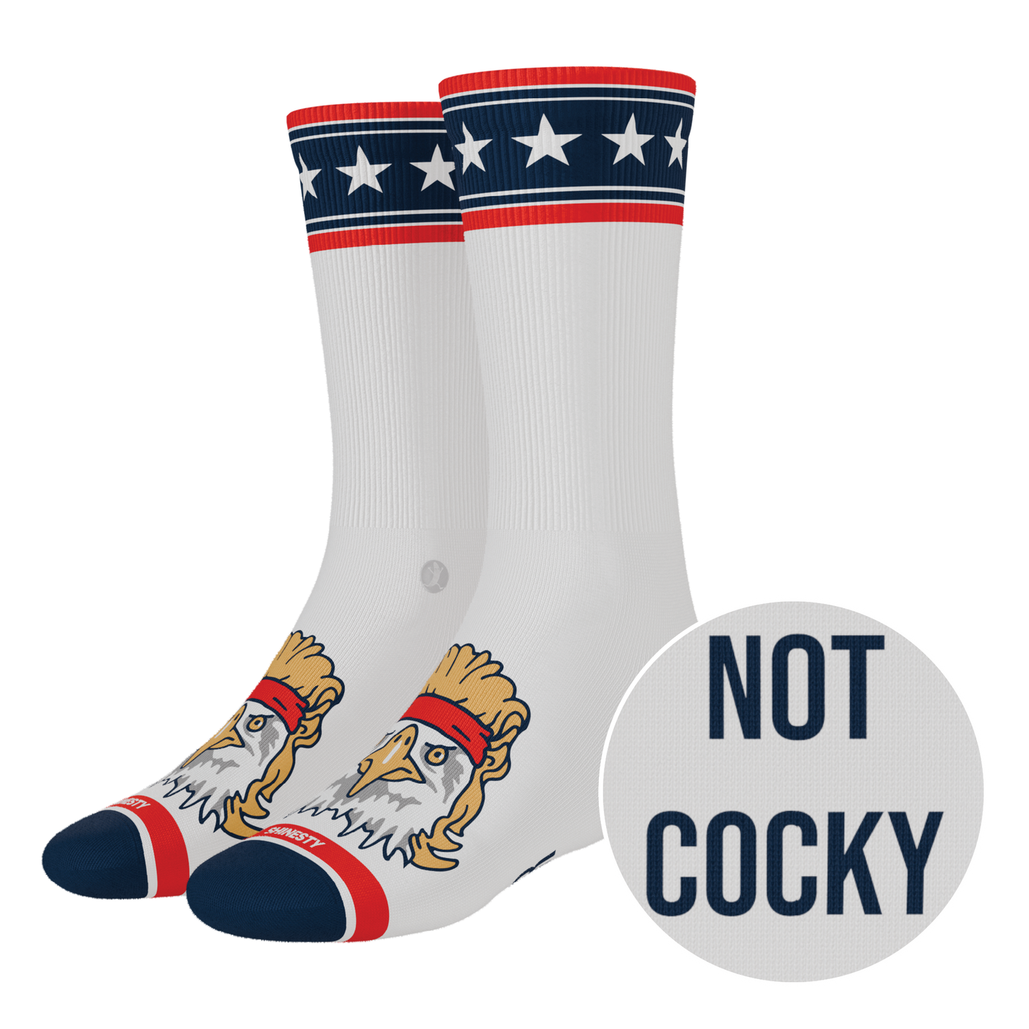 The Free Bird | USA Eagle Heel Hammock™ Crew Socks