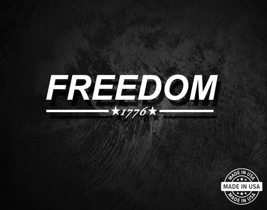 Freedom - 1776 - Patriotic Decal