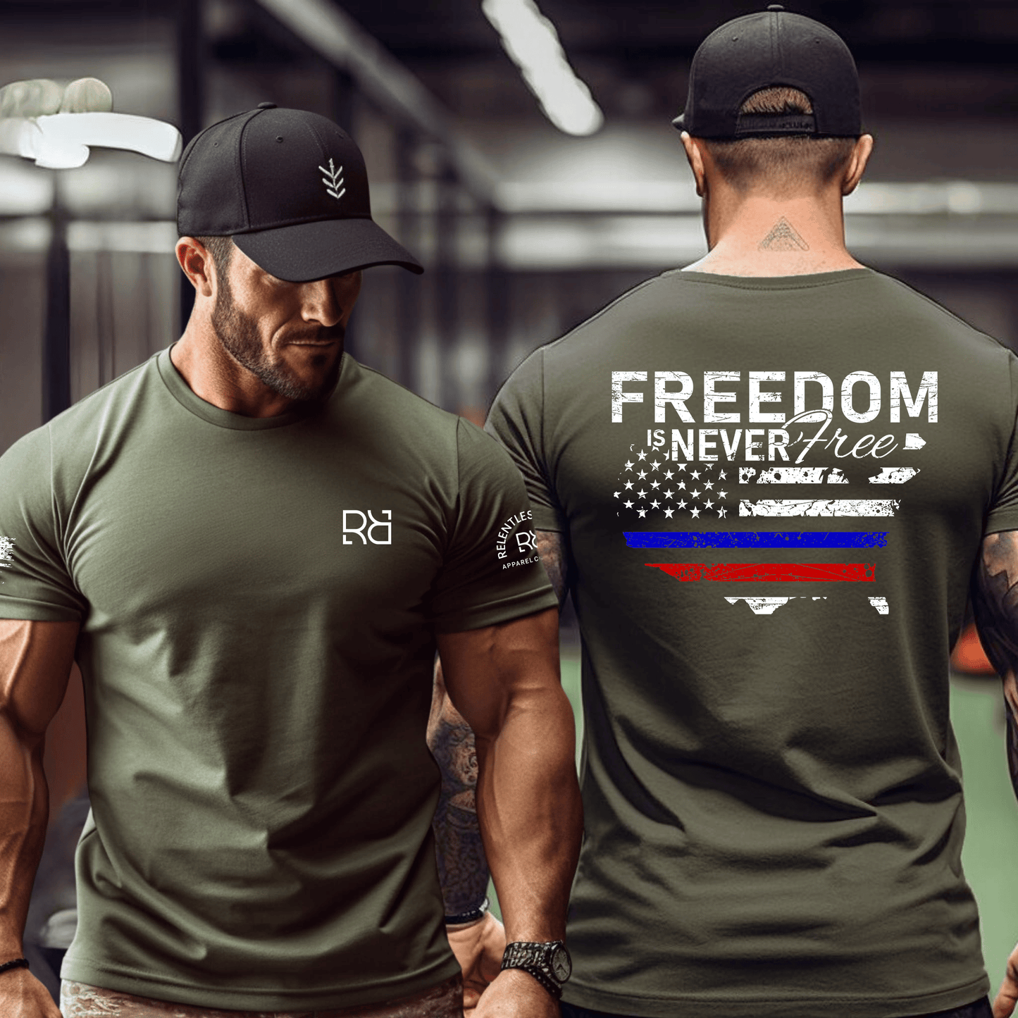 Freedom is Never Free | Image | Premium Men's Tee