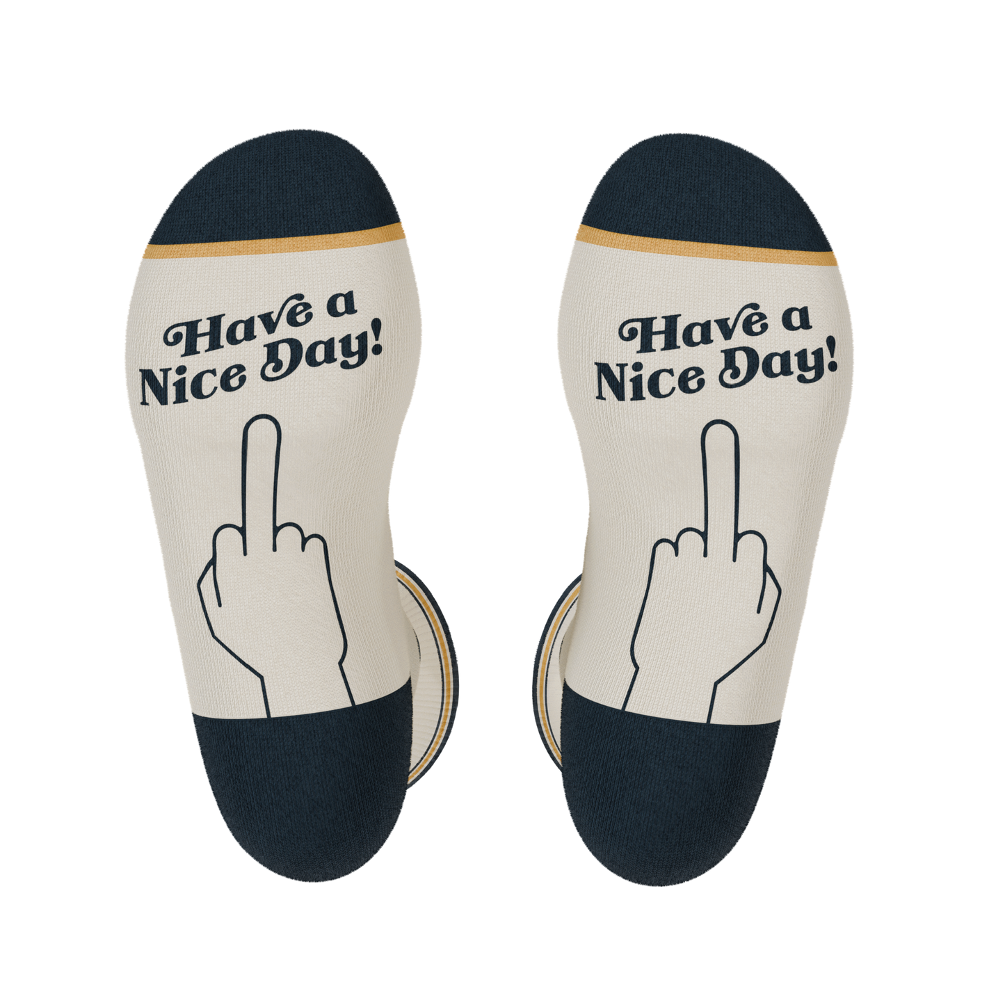 The Friendly Fire | Middle Finger Heel Hammock™ Crew Socks
