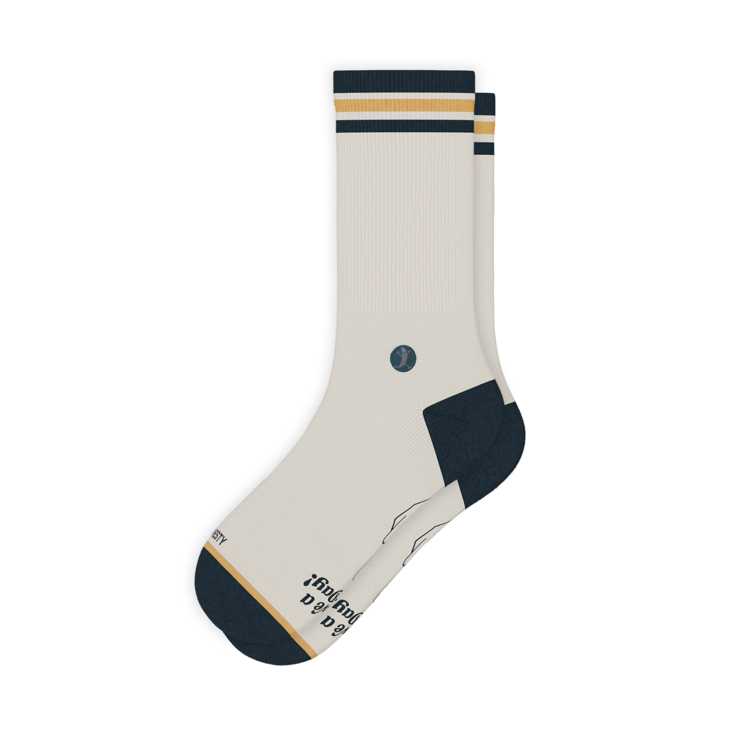 The Friendly Fire | Middle Finger Heel Hammock™ Crew Socks