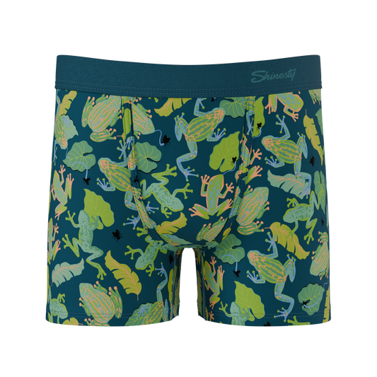 The Frog House | Tropical Frogs Boy's Boxer Briefs