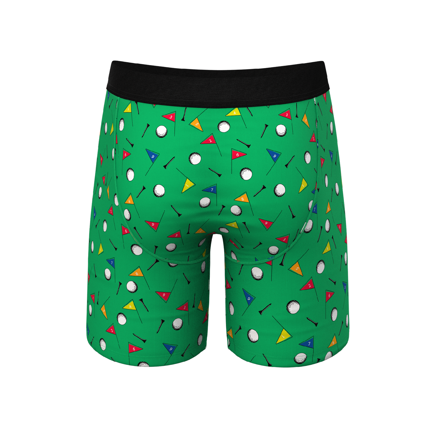 The Front Nine | Golf Ball Long Leg Ball Hammock® Pouch Underwear With Fly