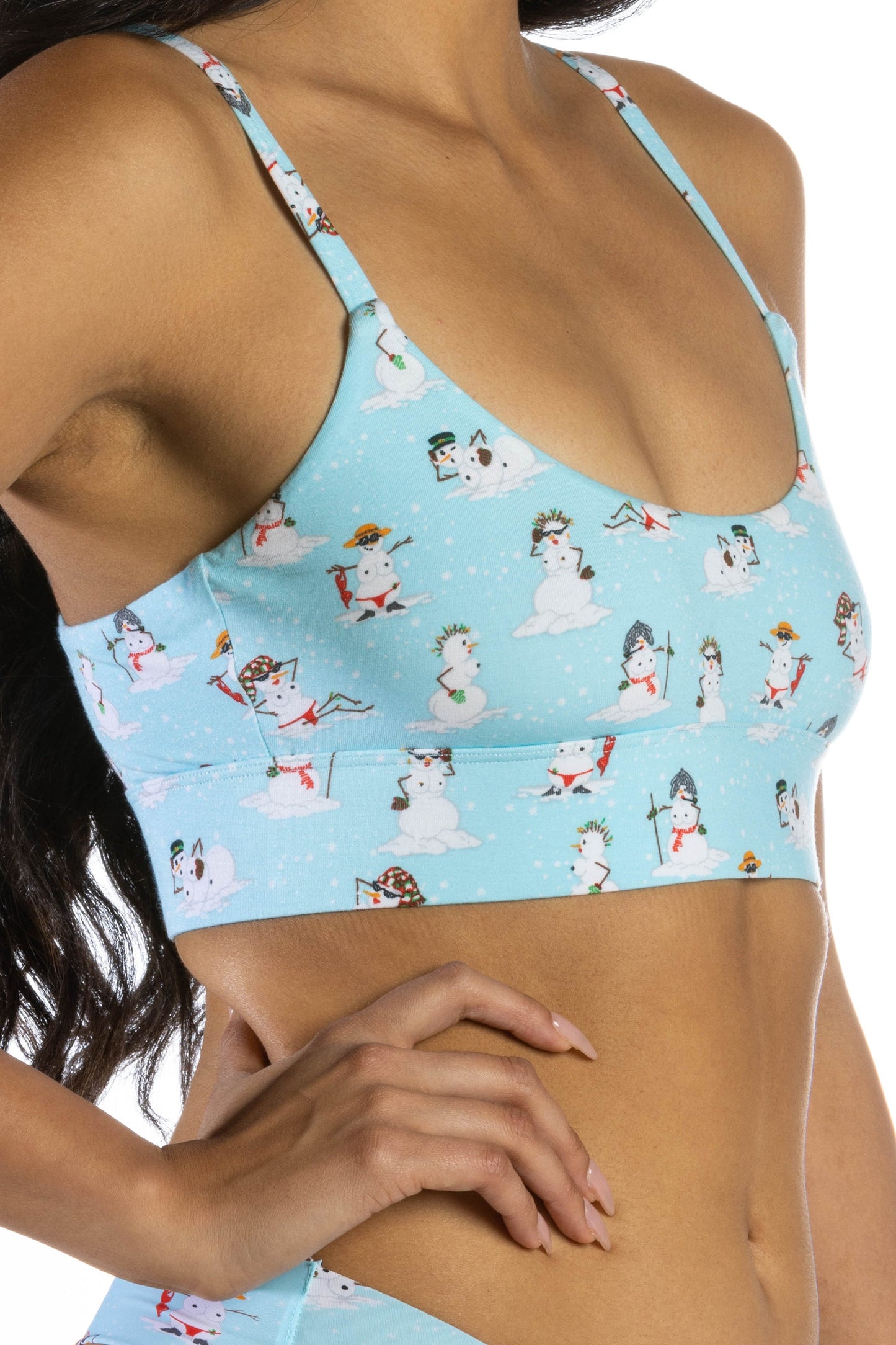 The Frosty Mistress | Snow Women Boob Hammock™ Scoop Bralette