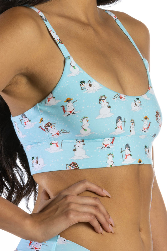 The Frosty Mistress | Snow Women Boob Hammock™ Scoop Bralette