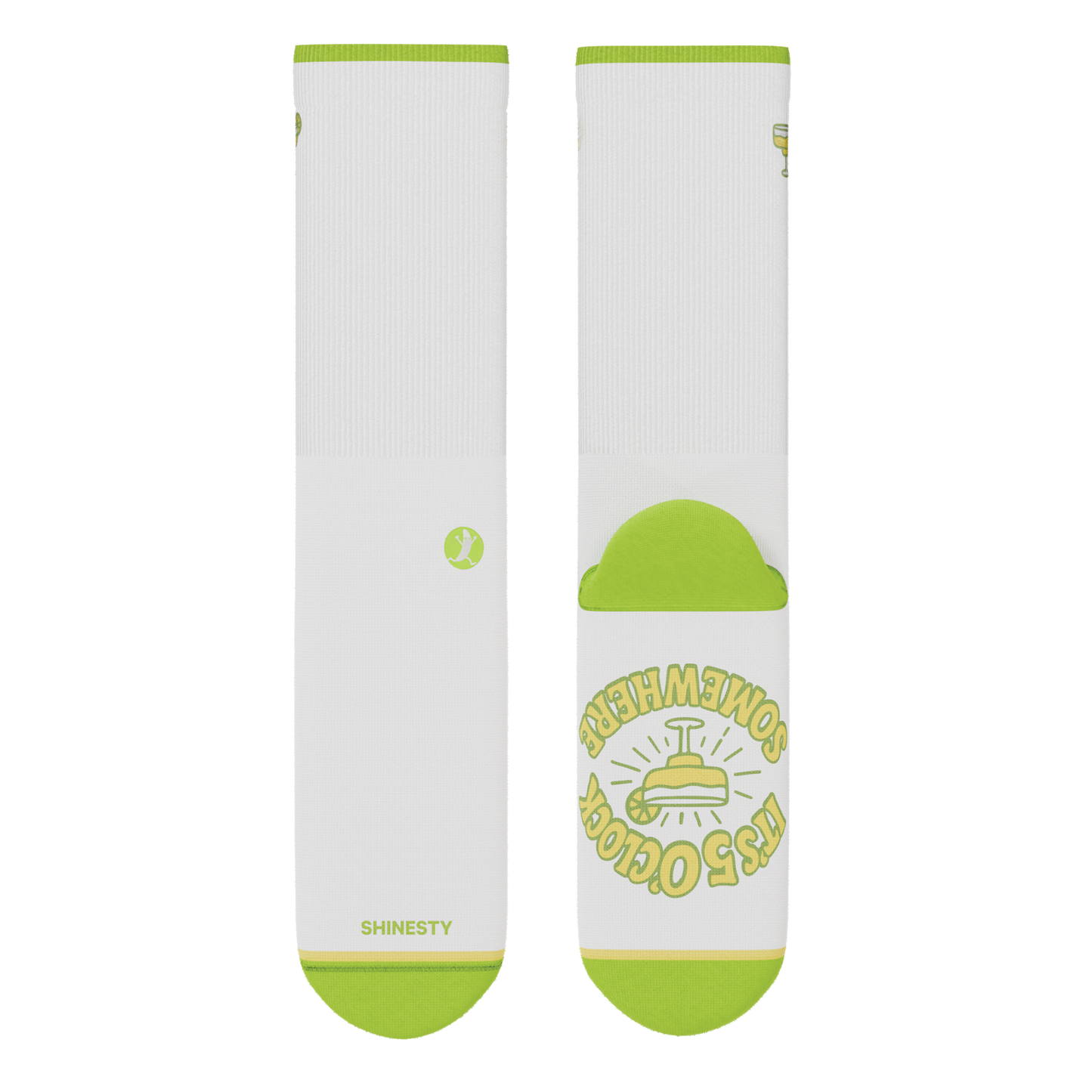 The Frozen Concoction | Shinesty x Margaritaville® Heel Hammock™ Crew Socks