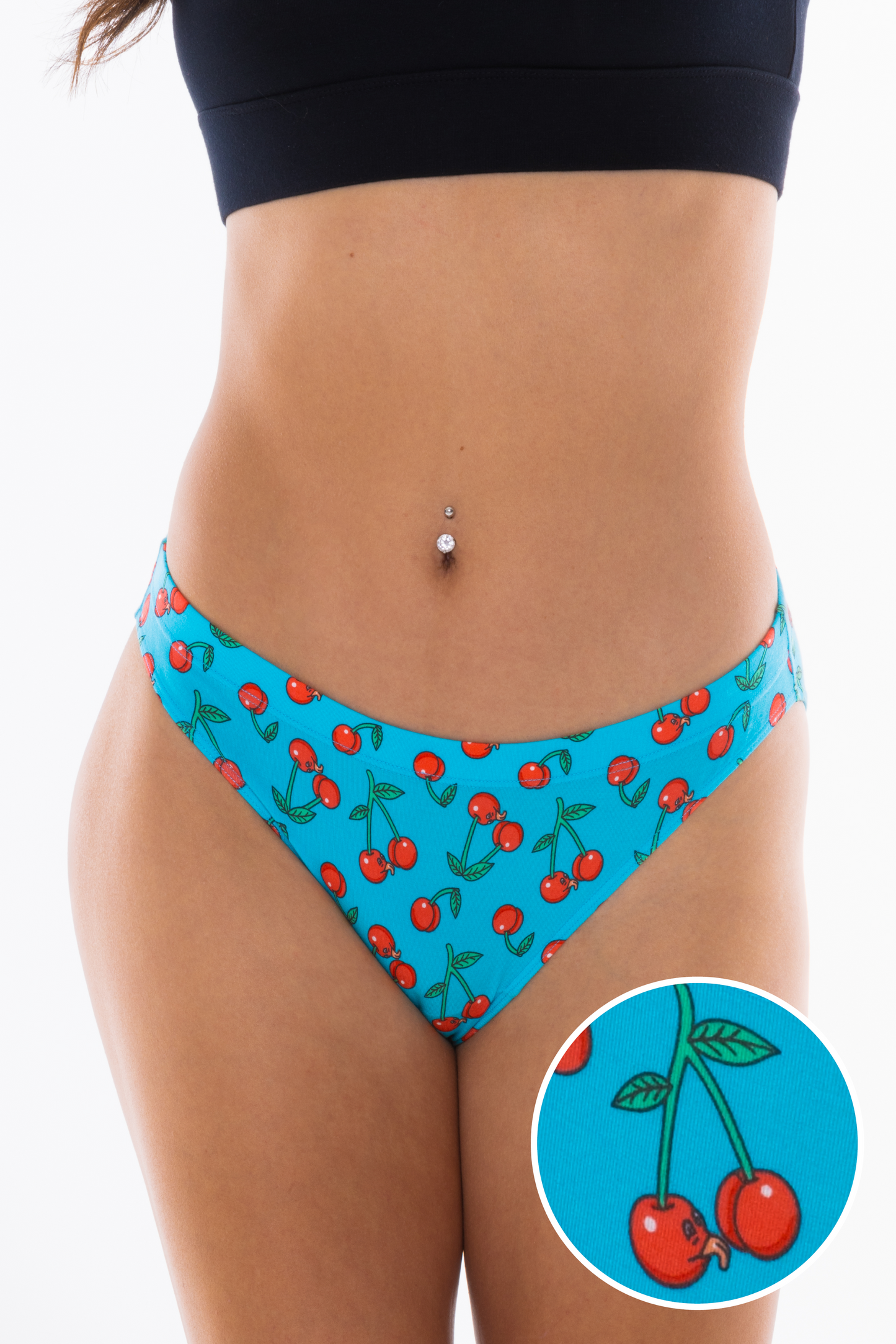 The Fruit Salad | Cherry Modal Bikini Underwear
