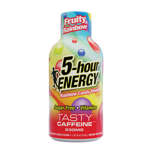 24 Pack 5-hour ENERGY Extra Strength Shots, Fruity Rainbow Flavor, 1.93 Fl Oz