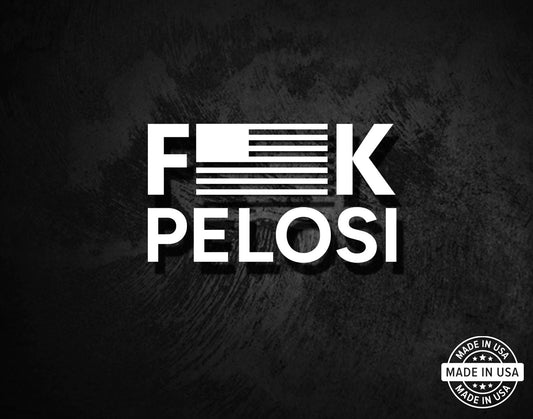 Fuck Pelosi - American Flag Decal