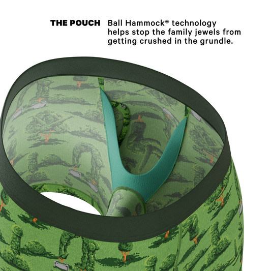 The Full Bush Bush Club | Naughty Landscaping Ball Hammock® Pouch Underwear With Fly