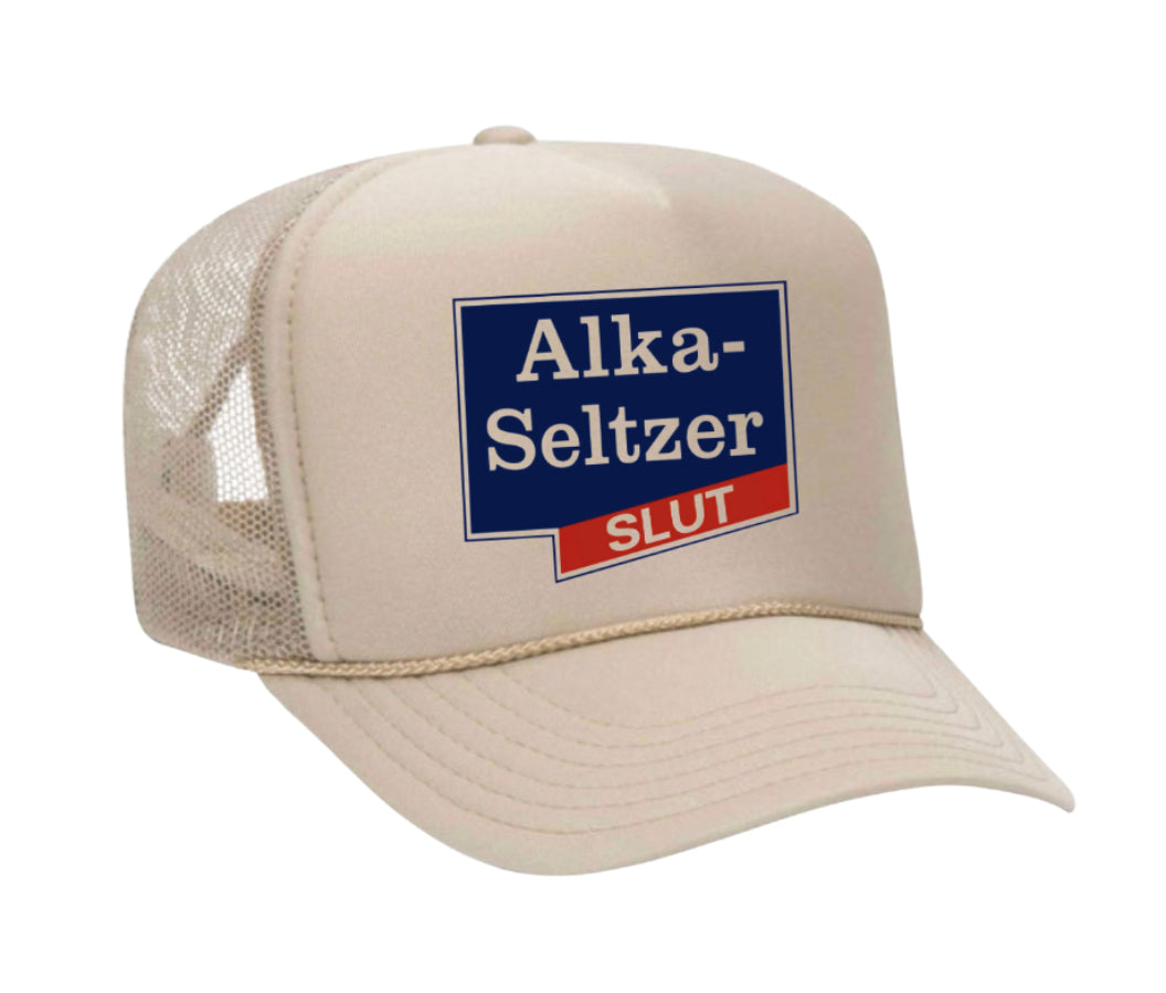Alka Seltzer Slut Trucker Hat