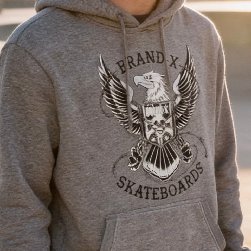 Brand-X Eagle Hoodie Sweatshirt