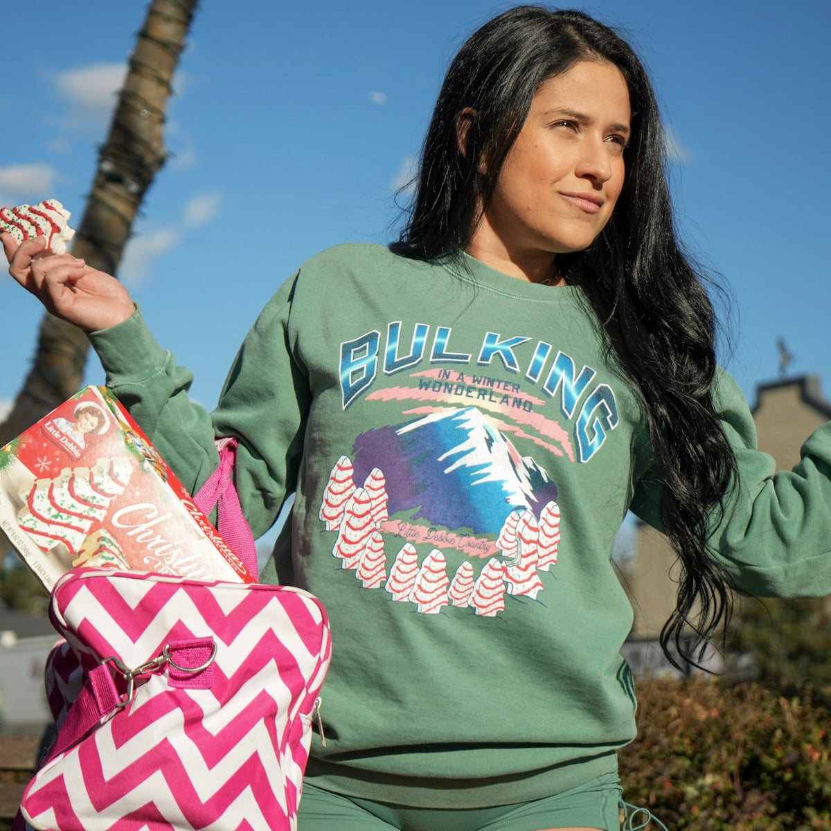 Bulking in a Winter Wonderland - Premium Crewneck