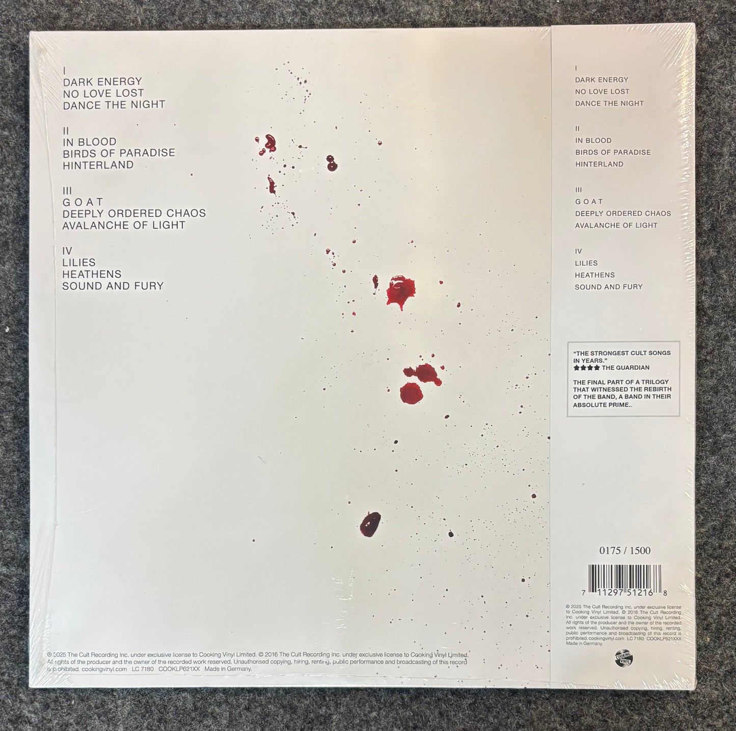 CULT, THE – HIDDEN CITY (45RPM 180 GR) 2x Vinyl LP Record