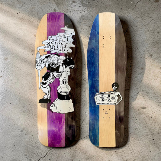Jeff Phillips BBC Gundam Limited Edition, HAND-PAINTED Deck (1 of 10)