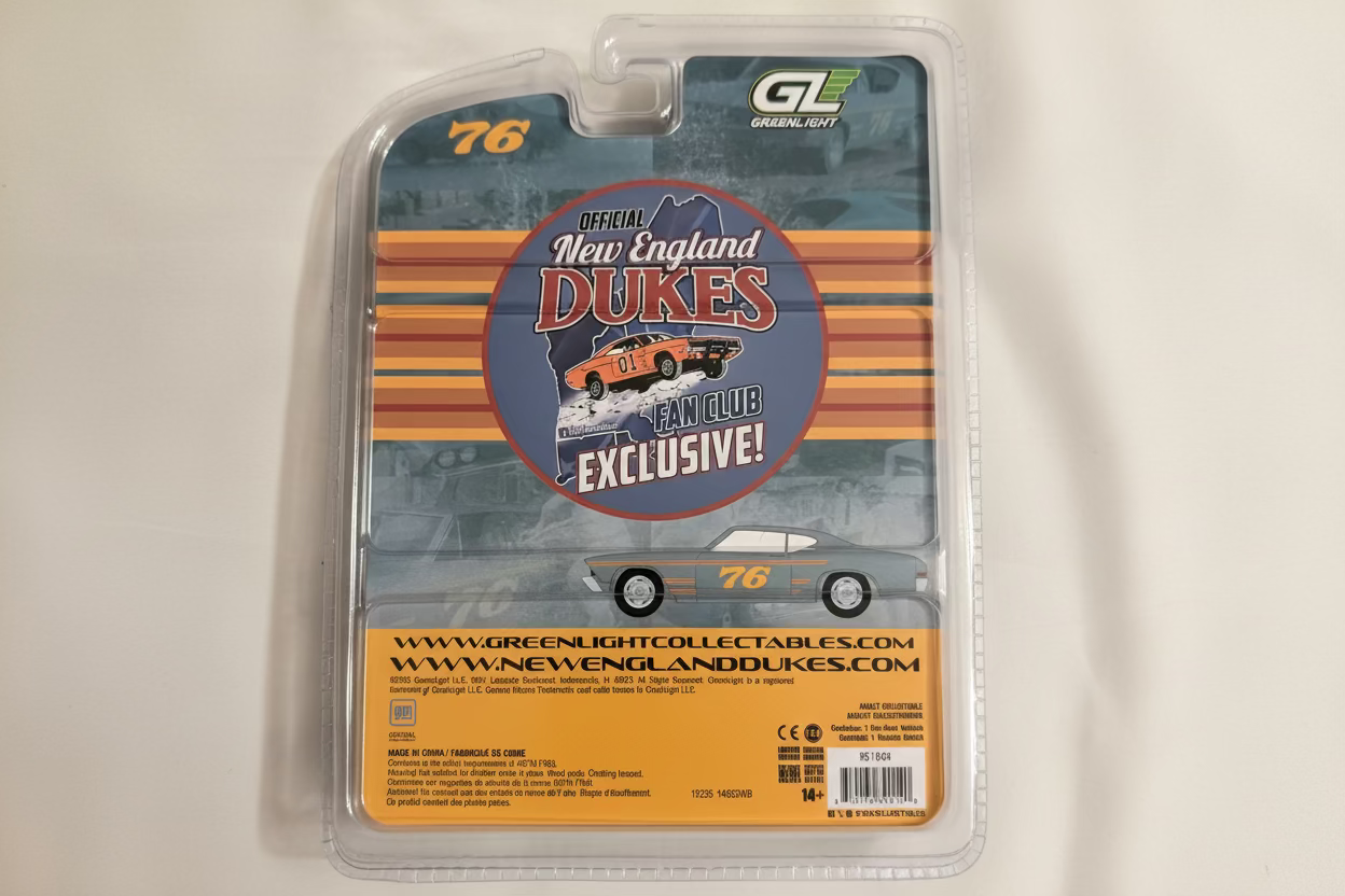 WHOLESALE CASE 12 CARS 1:64 1968 Chevy Chevelle #76 Race Car New England Dukes Exclusive Greenlight