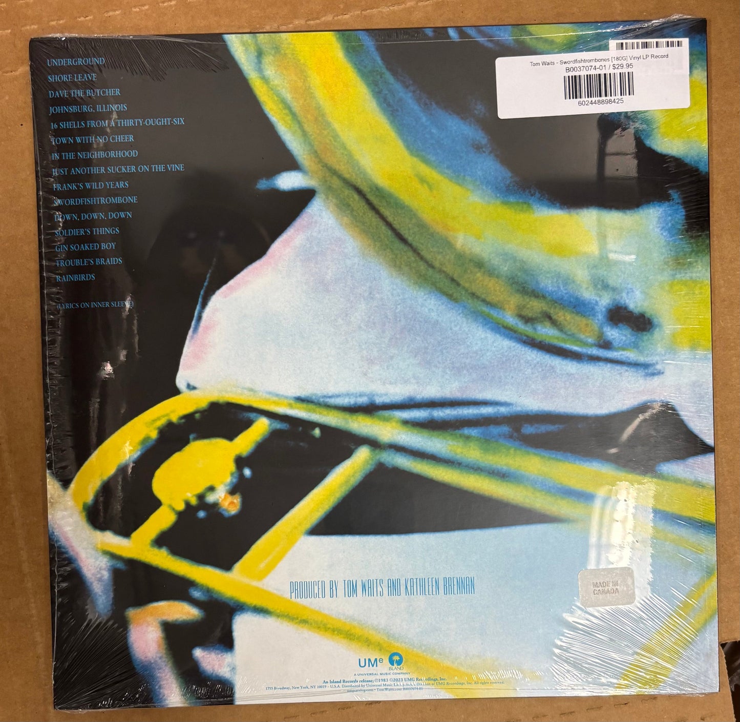 WAITS, TOM - Swordfishtrombones [180G] Vinyl LP Record