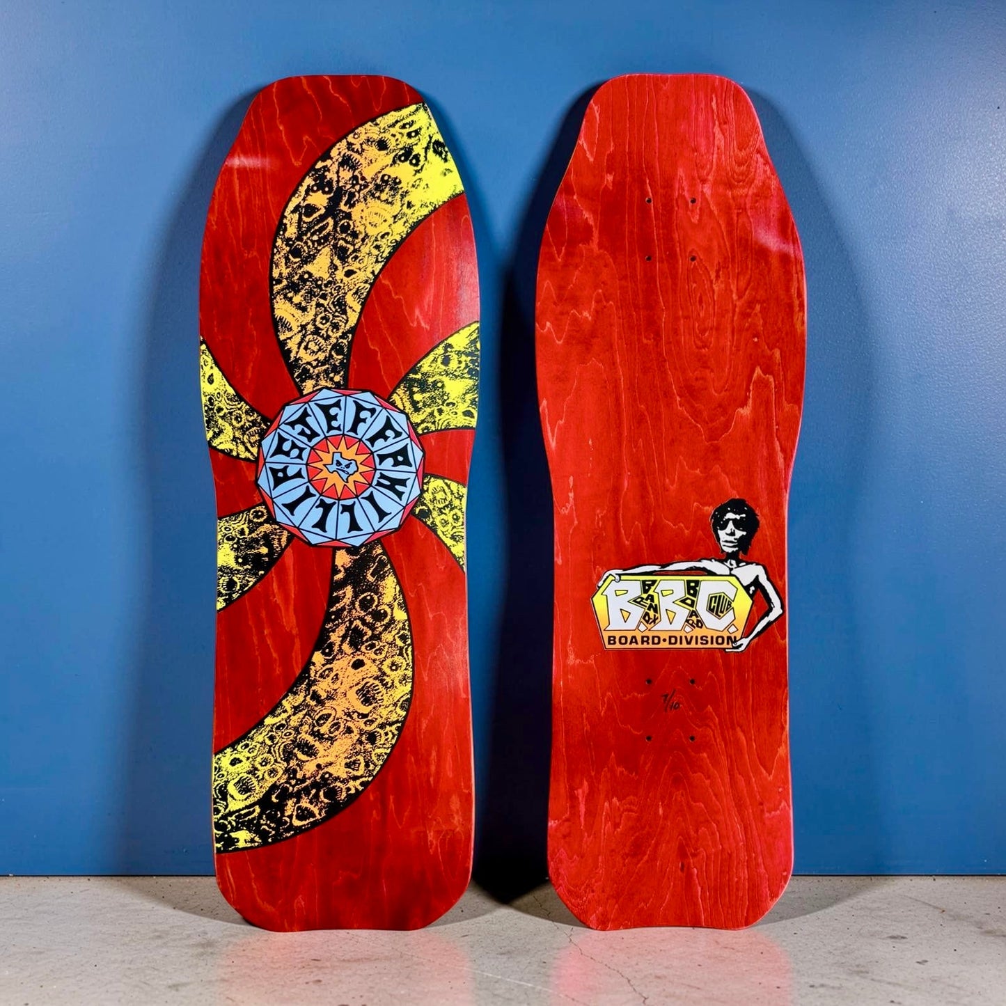 Jeff Phillips SPIRAL Limited Edition, HAND-PAINTED BBC Deck (1 of 10)