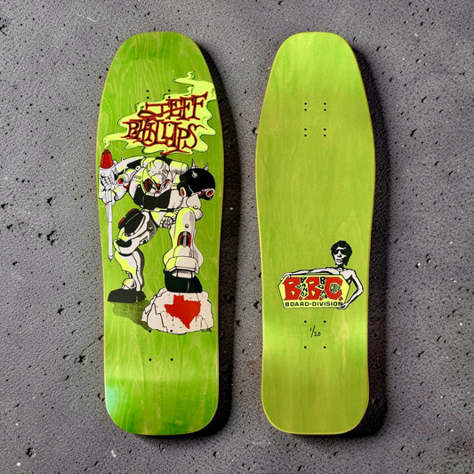Jeff Phillips BBC Gundam Limited Edition, HAND-PAINTED Deck (1 of 20)