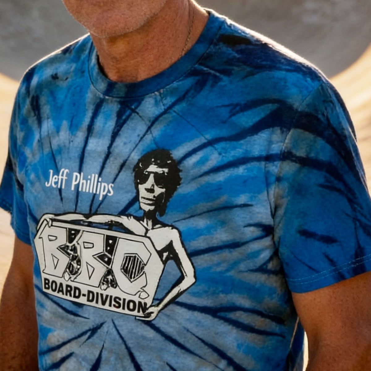 Jeff Phillips Tribute BBC TIE-DYE Shirt
