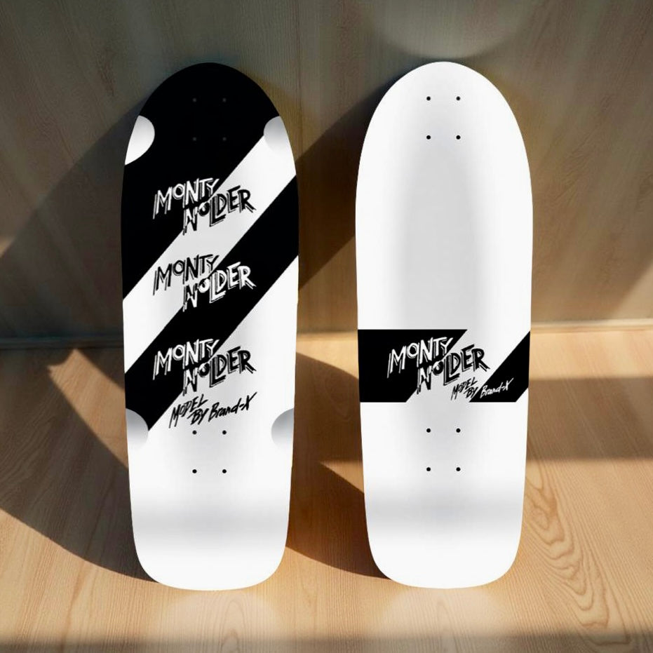 Monty Nolder STRIPES Limited Edition Deck 10”x30” HAND-PAINTED (1 of 4)