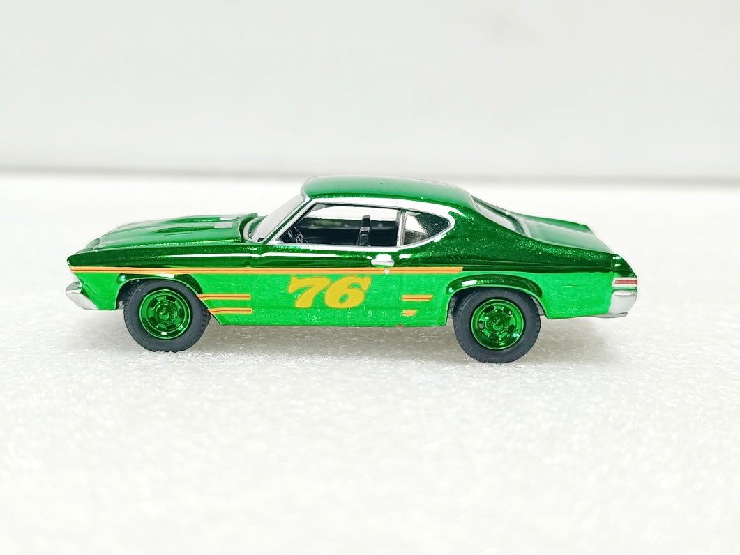 WHOLESALE CASE 12 CARS 1:64 1968 Chevy Chevelle #76 Race Car New England Dukes Exclusive Greenlight
