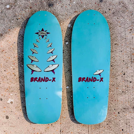 Mike Folmer Flying Saucers Limited Edition, HAND-PAINTED Deck 10"x30" (PRE-ORDER, APRIL 2027)