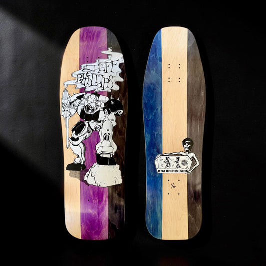 Jeff Phillips BBC Gundam Limited Edition, HAND-PAINTED Deck (1 of 10)