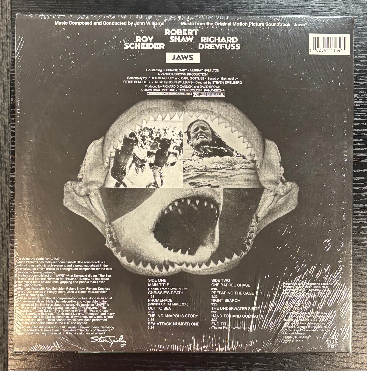 JAWS - O.S.T. - JOHN WILLIAMS Vinyl LP Record