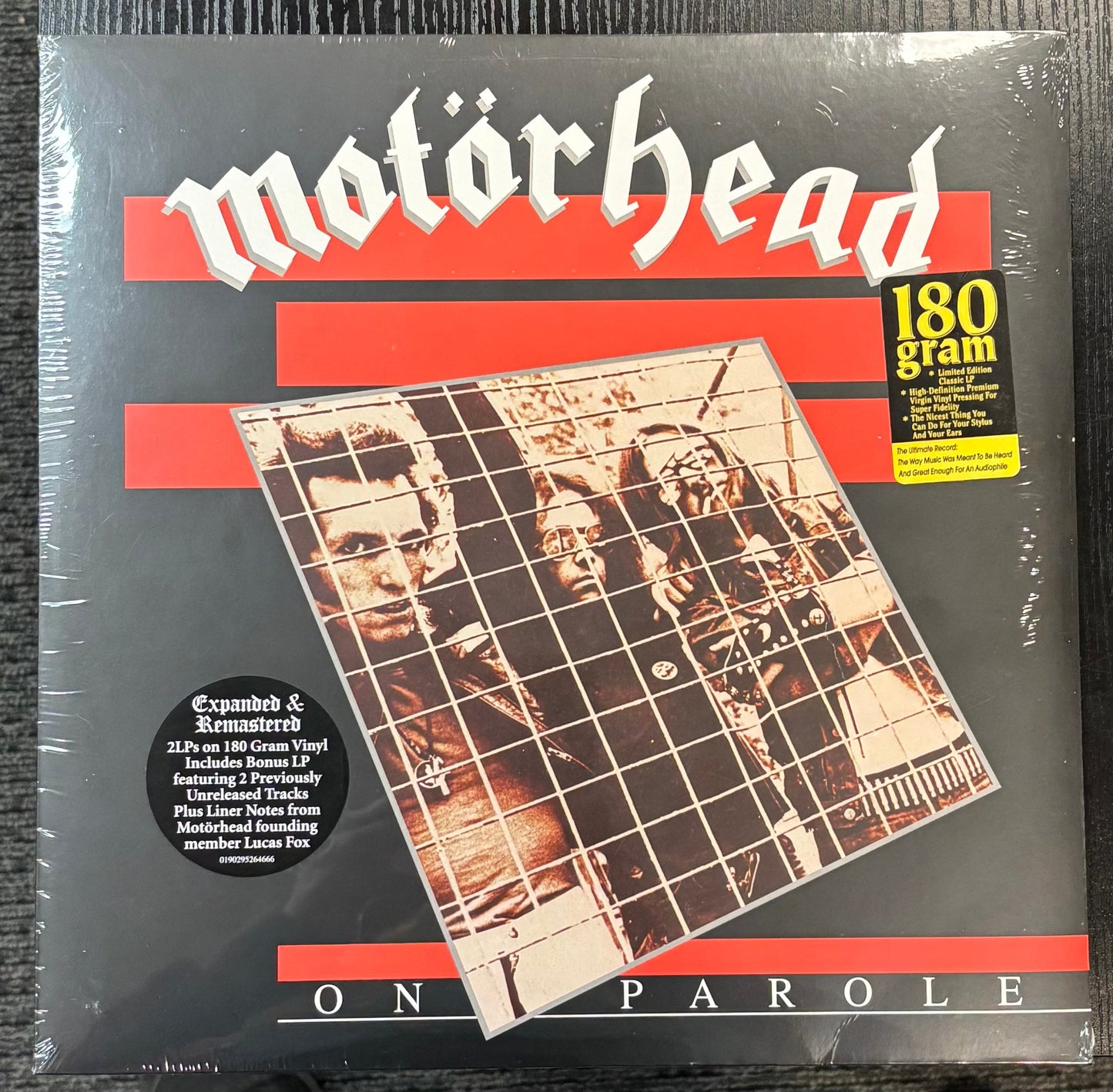 Motörhead – On Parole [180G] 2x Vinyl LP Record