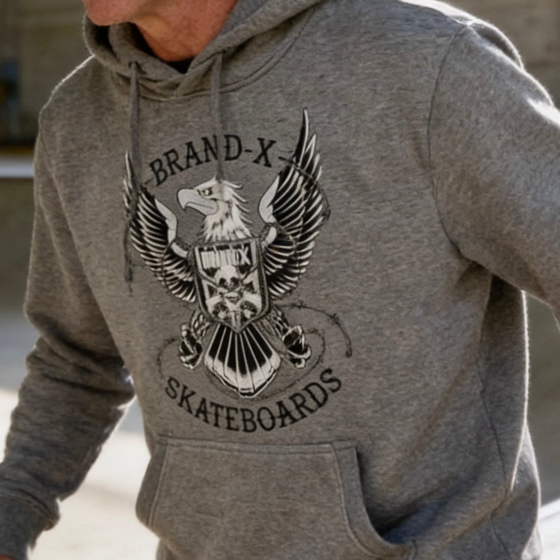 Brand-X Eagle Hoodie Sweatshirt